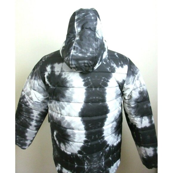Vans Mens Lakemont MTE All Weather Tie Dye Jacket Black White Grey Hooded NWT - Picture 5 of 8